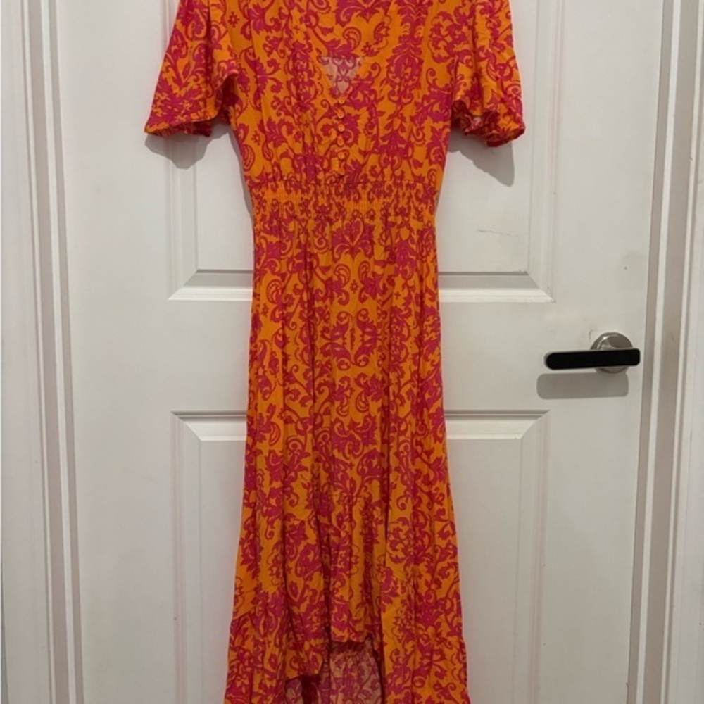 Able the Label long maxi hi lo dress Small